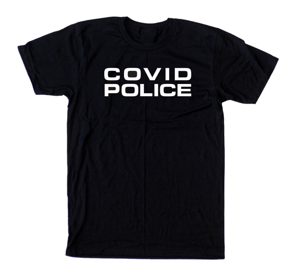 Covid Police Men's T-Shirt - Black